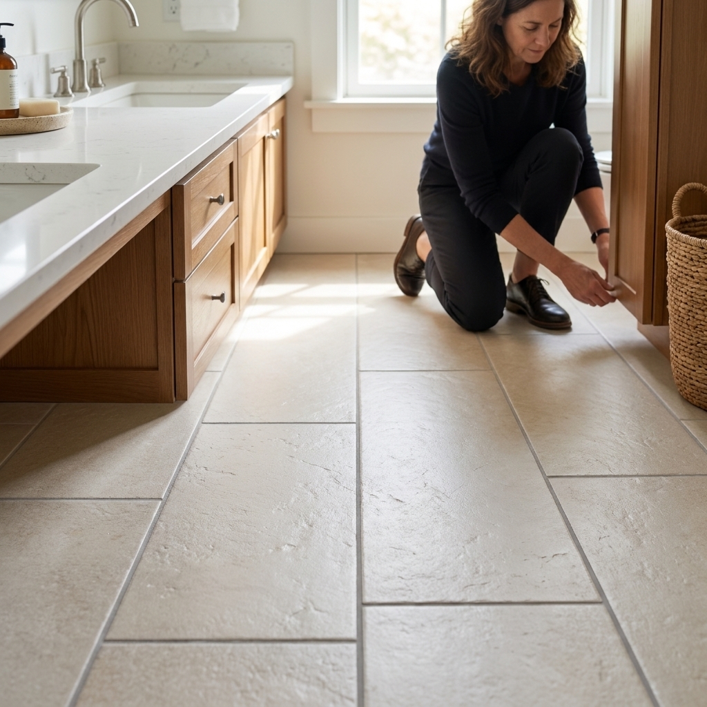 Porcelain vs. Ceramic Tile for Kitchen and Bathroom Floors