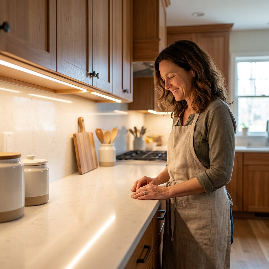 DIY Under-Cabinet Kitchen Lighting: Hardwired vs. Plug-In